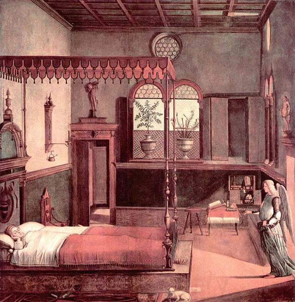 Vittore Carpaccio The Dream of St. Ursula Norge oil painting art